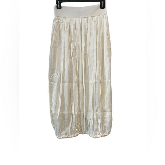 NEW Palmer Harding Cream Pleated Balloon Skir Size: XS (US 0/2, IT38, FR 34) - Picture 2 of 11